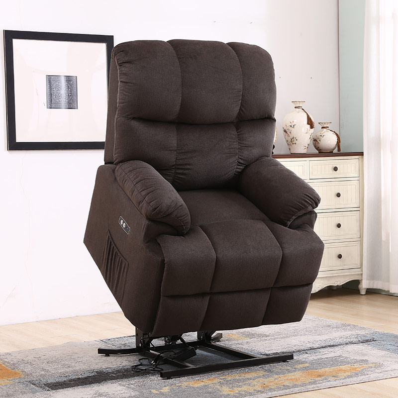 7244 Silent Lift Motor M&M Manuell Massasje Recliner Sofa Med og varmefunksjon