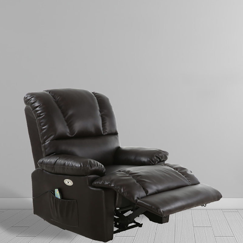 7196 One-touch Power Control Elektrisk Massasje Recliner Sofa